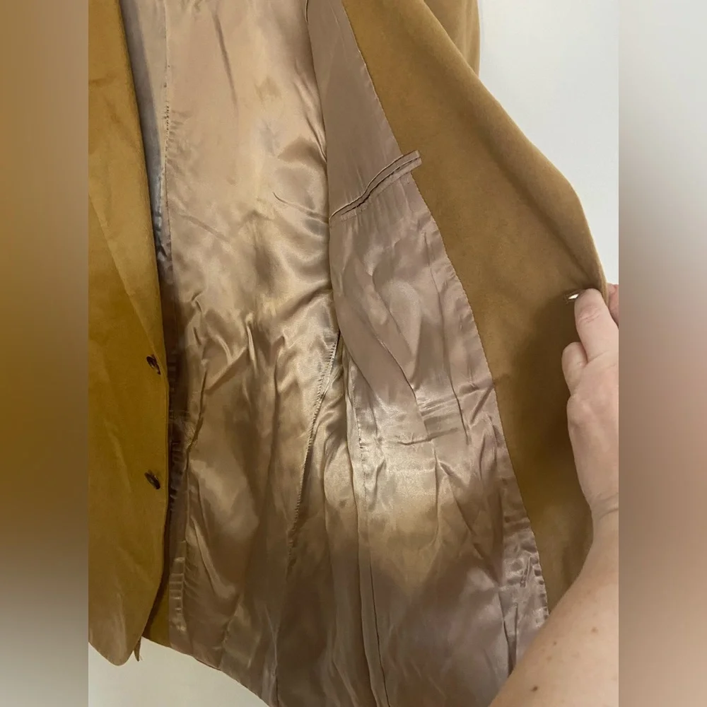 Jos. A. Bank camel tan 100% cashmere blazer